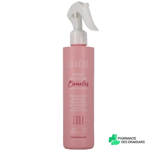 Luxéol Spray Refresh Boucles - Vue 360°