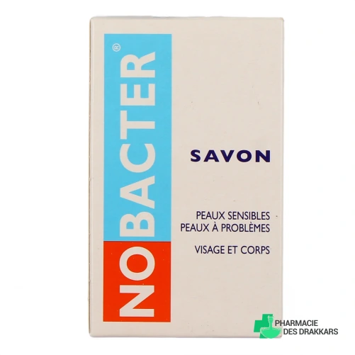 Nobacter Savon hypoallergénique peaux sensibles et à problèmes - Vue 360°