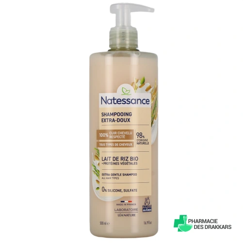Natessance Shampooing Extra-Doux - Vue 360°