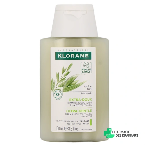 Klorane Shampoing Extra-Doux à l'Avoine - Vue 360°