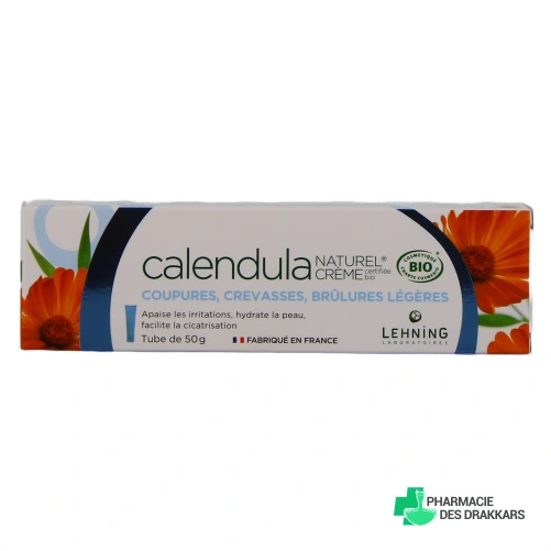 Lehning Crème Calendula Naturel Bio - Vue 360°