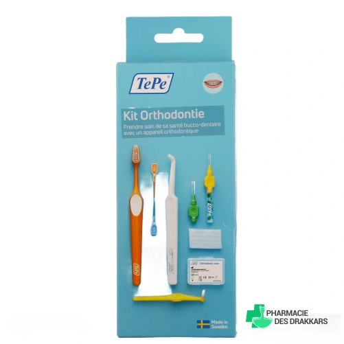 TePe Kit Orthodontie - Vue 360°