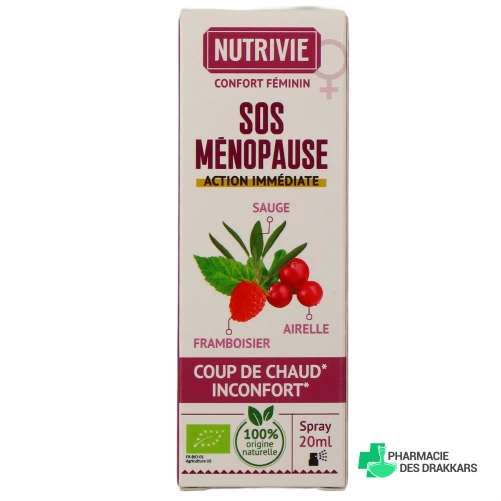 Nutrivie Spray SOS Menopause - Vue 360°