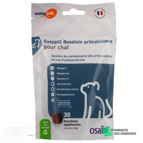 Easypill Resolvin Articulations pour Chat - Vue 360°