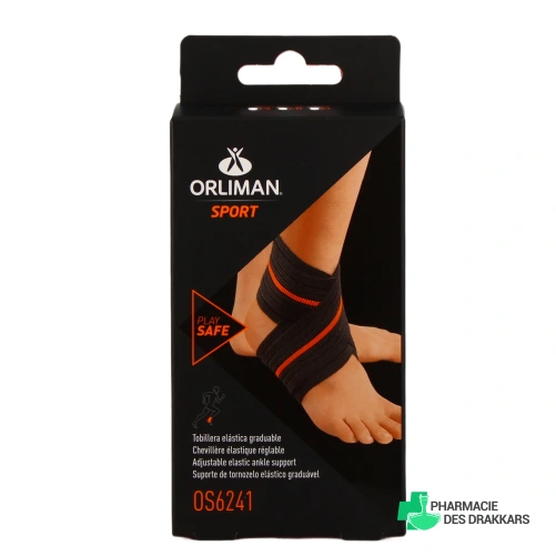 Orliman Sport Chevillère Élastique Réglable - Vue 360°