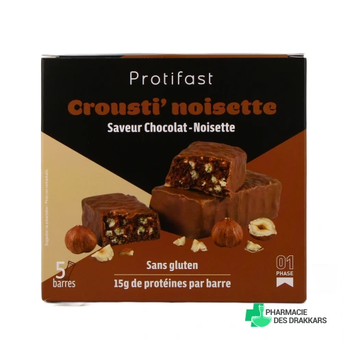 Protifast Hyperprotéiné Barre Crousti - Vue 360°