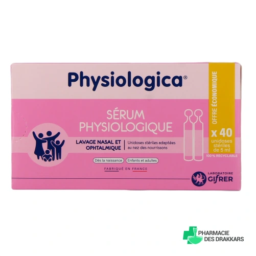 Gifrer Sérum physiologique - Vue 360°