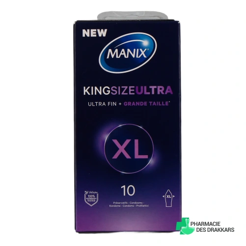 Manix King Size Max Préservatifs - Vue 360°