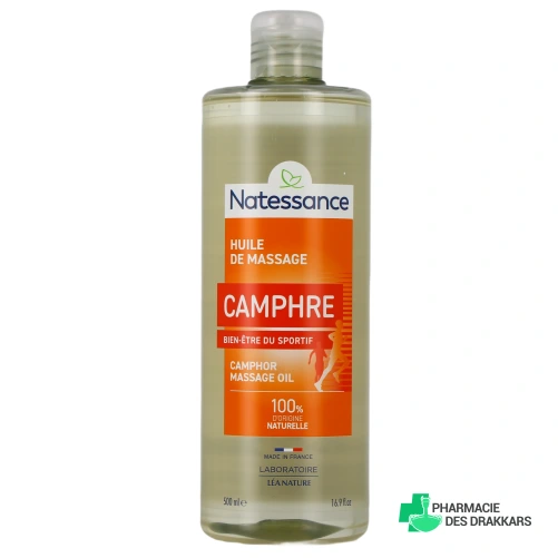 Natessance Huile de Massage Camphrée - Vue 360°