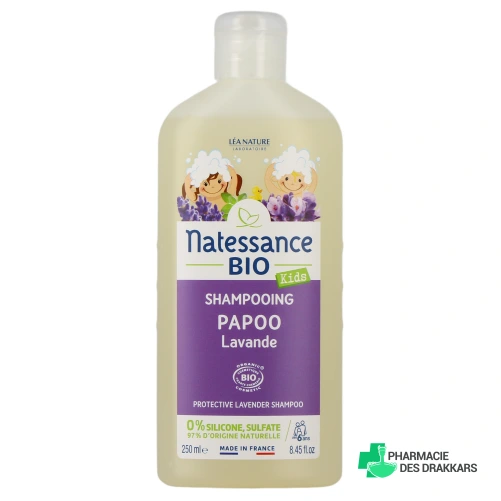 Natessance Kids Shampooing Papoo Lavande - Vue 360°