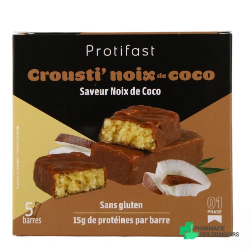Protifast Hyperprotéiné Barre Crousti - Vue 360°