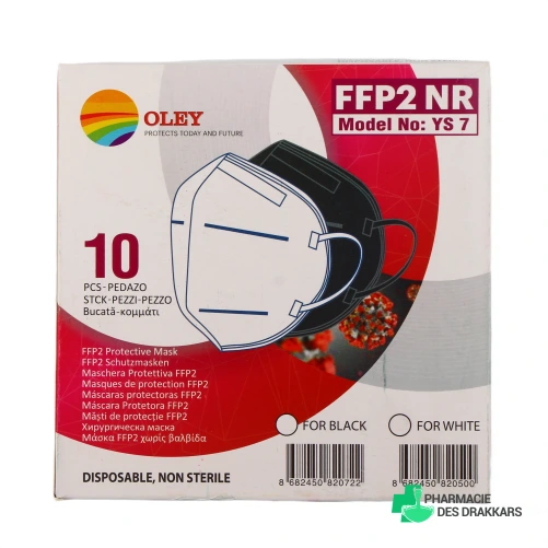 Masque FFP2 - Vue 360°