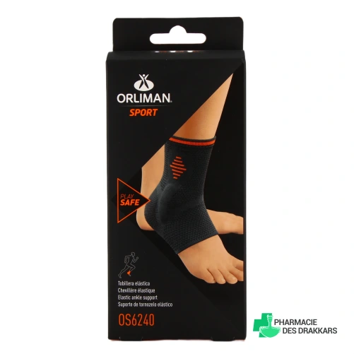 Orliman Sport Chevillère Élastique - Vue 360°