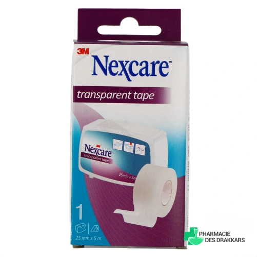 Nexcare Sparadrap Transparent - Vue 360°