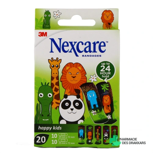 Nexcare Pansements Happy Kids - Vue 360°
