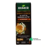 Humer Spray Gorge au Miel de Manuka Actif et Propolis - Vue 360°