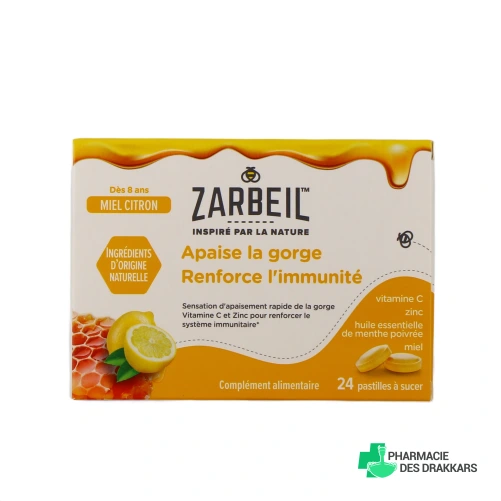 Zarbeil Pastilles Gorge et Immunité - Vue 360°