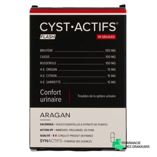 Synactifs CystActifs Flash - Vue 360°
