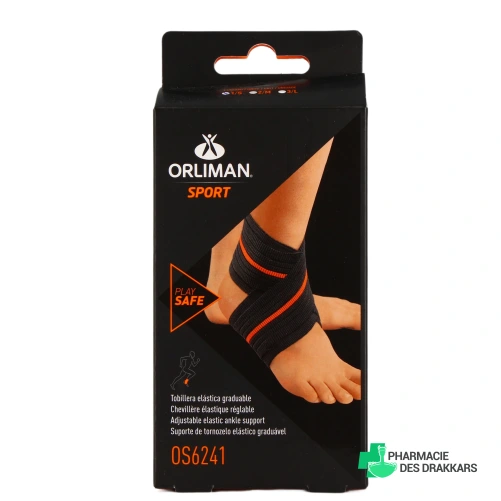 Orliman Sport Chevillère Élastique Réglable - Vue 360°