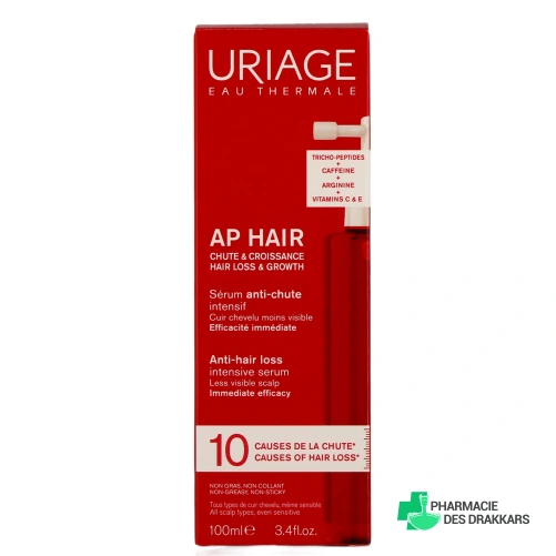 Uriage AP Hair Sérum Anti Chute - Vue 360°