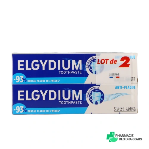 Elgydium Dentifrice Anti-Plaque - Vue 360°