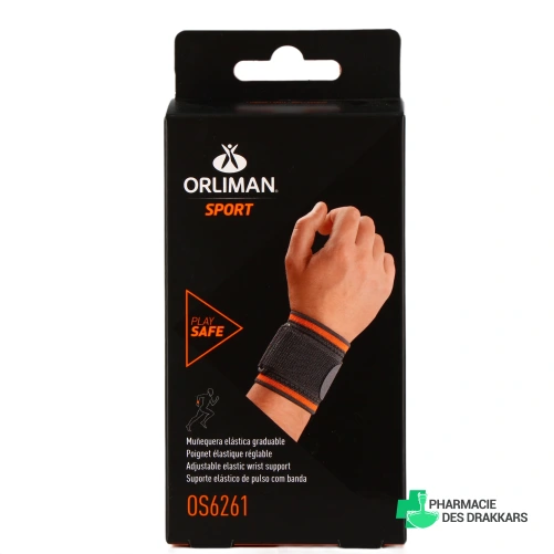 Orliman Sport Attelle Poignet élastique réglable - Vue 360°