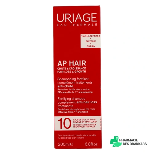 Uriage AP Hair Shampooing Anti Chute - Vue 360°