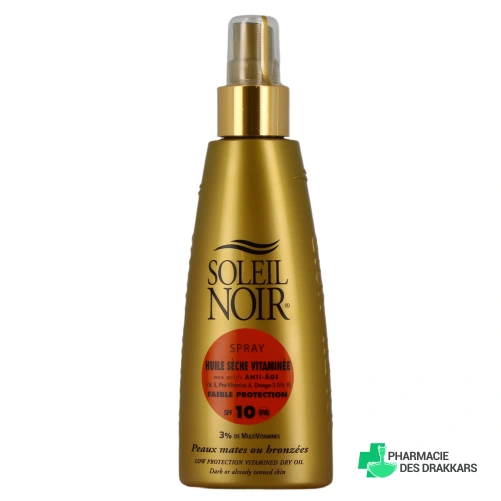 Soleil Noir Spray Huile Sèche - Vue 360°