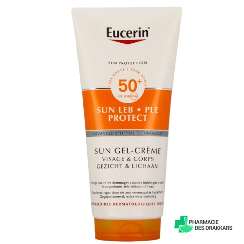 Eucerin Sun Leb Protection Crème-gel SPF50 - Vue 360°