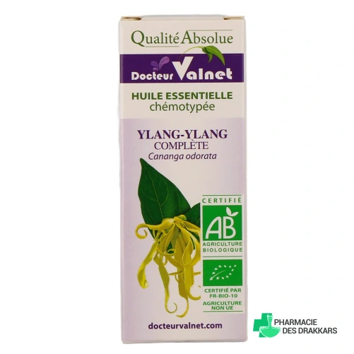 Docteur Valnet Huile Essentielle Ylang-ylang complète - Vue 360°