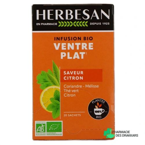 Herbesan Infusion Bio Ventre Plat - Vue 360°