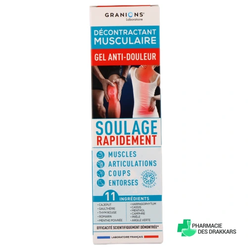 Granions Décontractant Musculaire Gel - Vue 360°