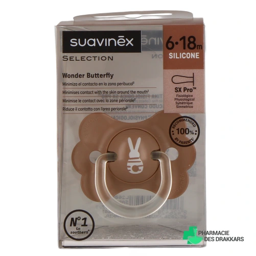 Suavinex Sucette 6-18 mois - Vue 360°