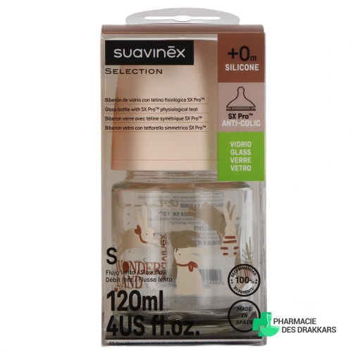 Suavinex Biberon Verre - Vue 360°