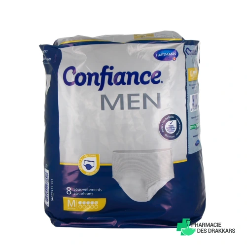 Confiance Men Sous-Vêtements Absorbants - Vue 360°
