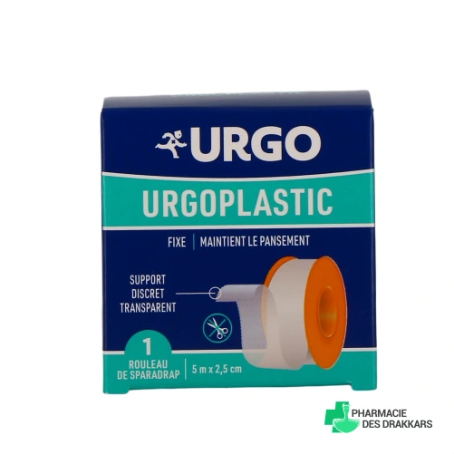 Urgo UrgoPlastic Sparadrap Discret Transparent - Vue 360°