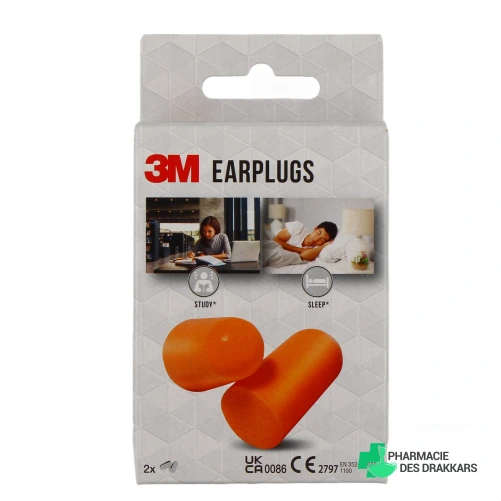 3M Bouchons d'Oreille 1100P - Vue 360°