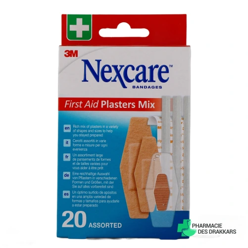 Nexcare First Aid Kit 20 Pansements - Vue 360°