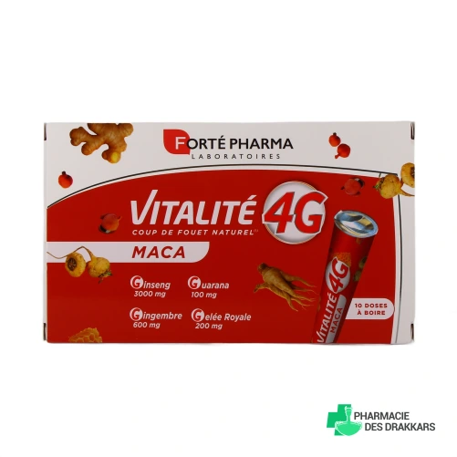 Vitalité 4G Maca Forté Pharma - Vue 360°