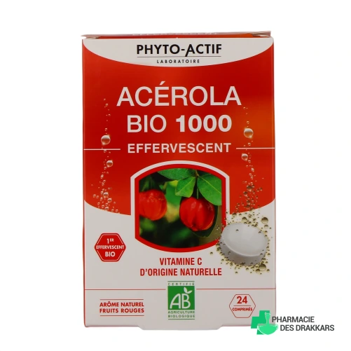 Phyto-Actif Acerola 1000 Bio - Vue 360°