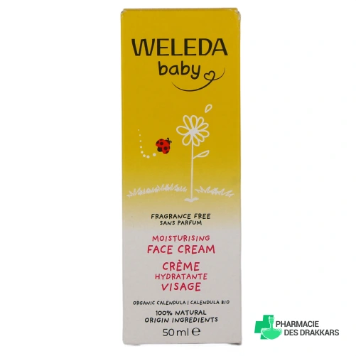 Weleda Bébé Calendula Crème Protectrice Visage Bio - Vue 360°