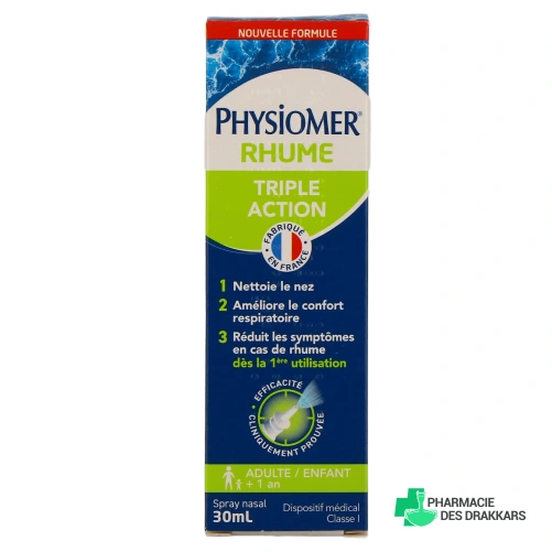 Physiomer Rhume Triple Action - Vue 360°