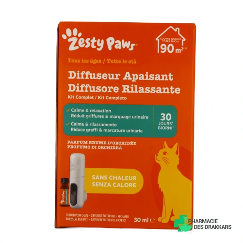 Zesty Paws Diffuseur Apaisant Chat - Vue 360°