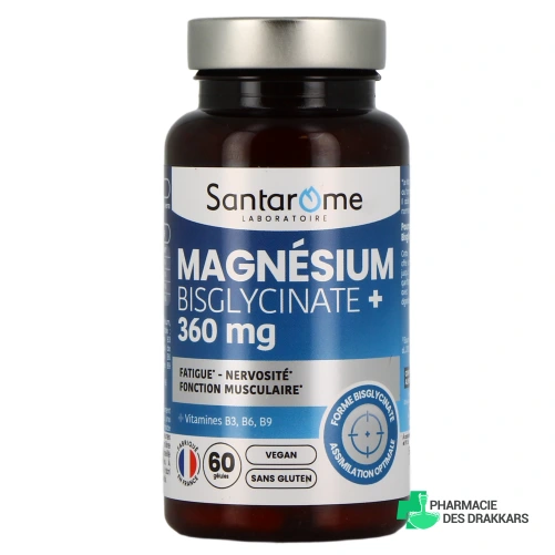 Santarome Magnésium Bisglycinate + - Vue 360°