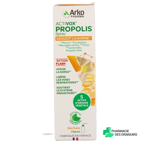 Activox Propolis Spray - Vue 360°