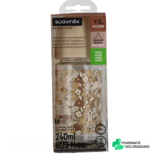 Suavinex Biberon Verre - Vue 360°