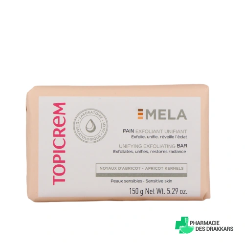 Topicrem Mela Savon Exfoliant - Vue 360°