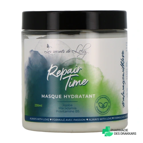 Les Secrets de Loly Repair Time Masque Hydratant - Vue 360°