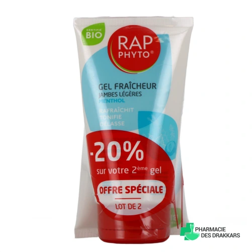 Rap Phyto Gel Fraîcheur Jambes Légères Bio - Vue 360°