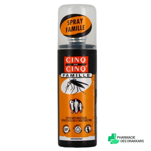 Cinq sur Cinq Famille Lotion anti-moustiques - Vue 360°